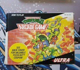 Teenage Mutant Ninja Turtles II: The Arcade Game (Nintendo NES, 1990) With Box 