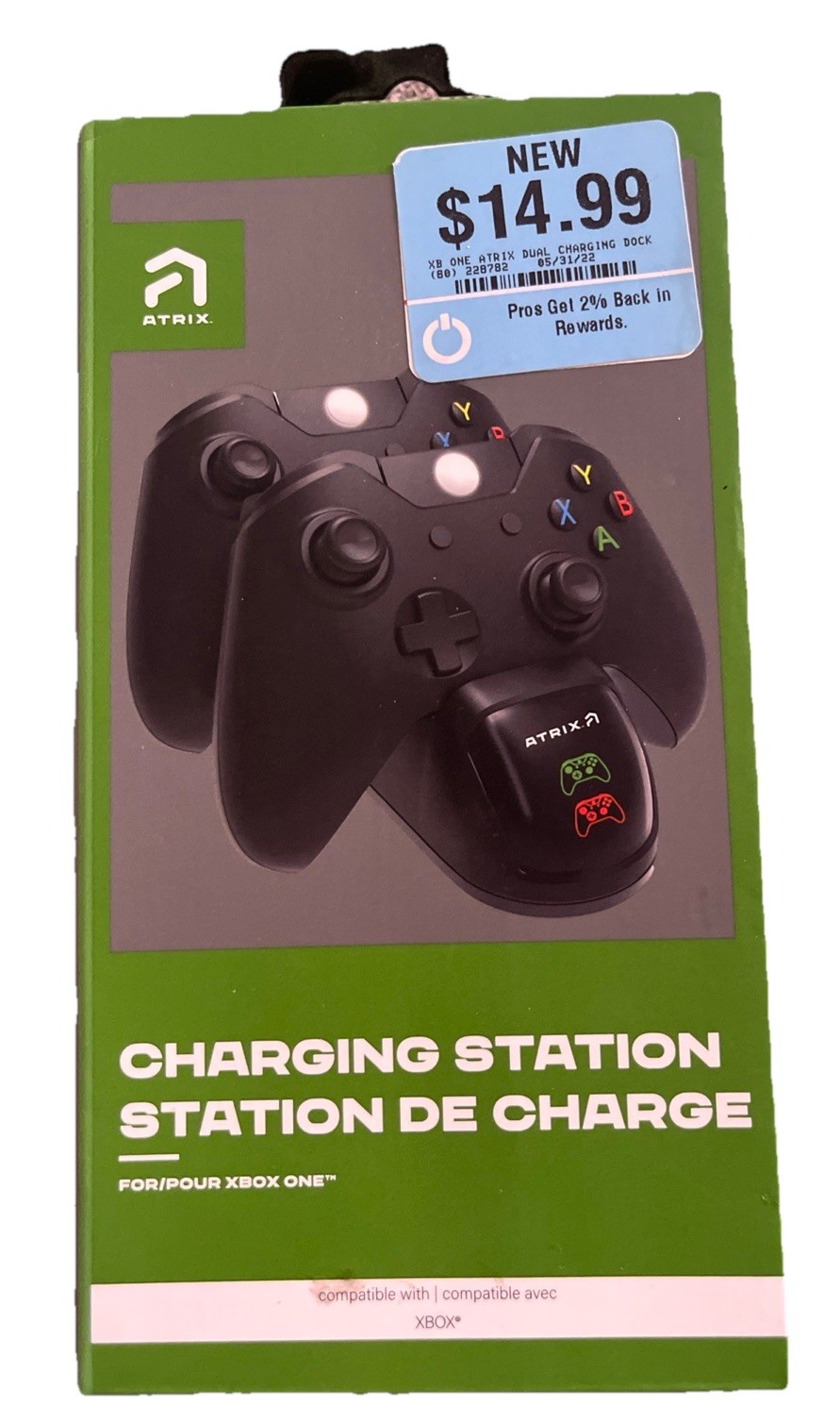 Atrix Controller Atrix - Dual Controller Charging Station for Xbox SERIES X/S XBOX ONE S ...