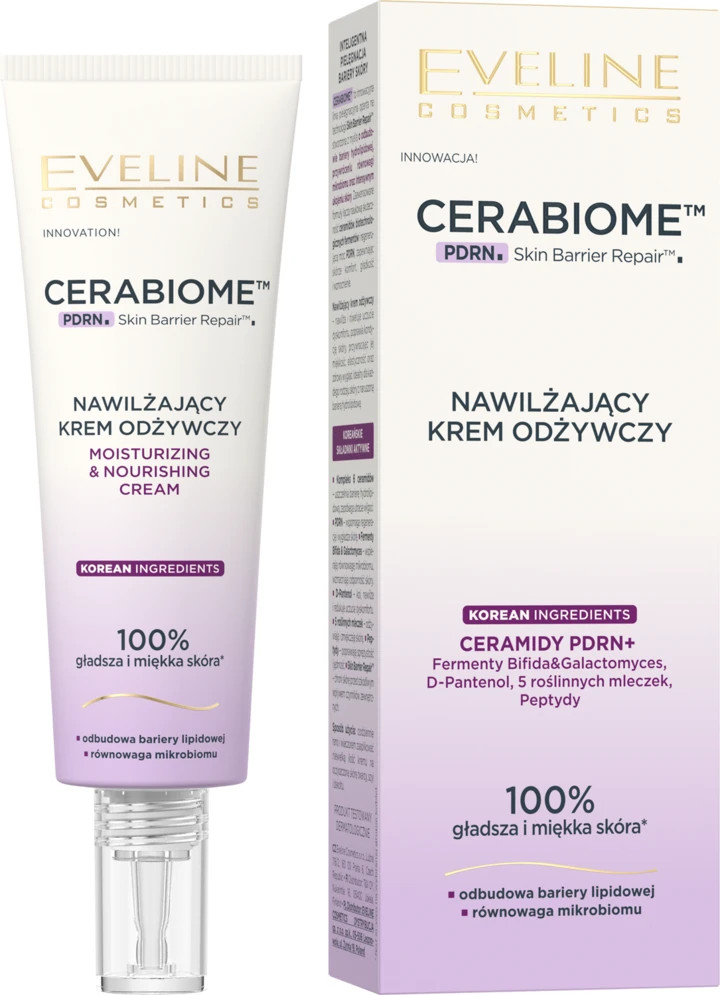 Eveline Cerabiome Moisturizing & Nourishing Cream Korean Ingredients 50ml