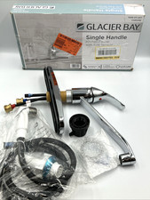 Glacier Bay Single-Handle Kitchen Faucet Side Sprayer Chrome 1008011207