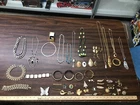 vintage /modern lot of costume jewelry bracelets pins earrings necklaces etc