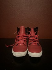 Supra Muska 001 Shoes Mens 12 Red & Black Hig...