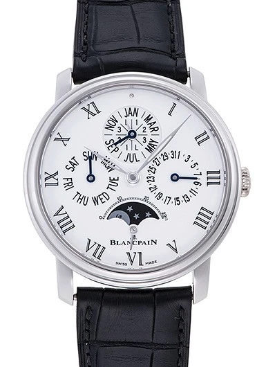 Blancpain — Blancpain Villeret Perpetual Calendar 6659-3431-55B Platinum 42mm 2020 #KMW172