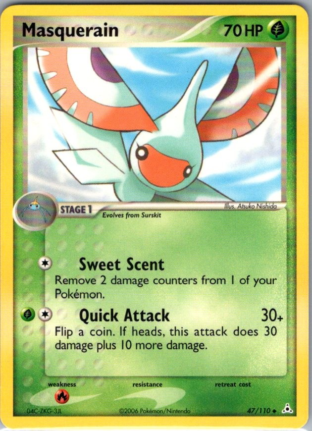 Masquerain 47/110 Uncommon Holon Phantoms NM