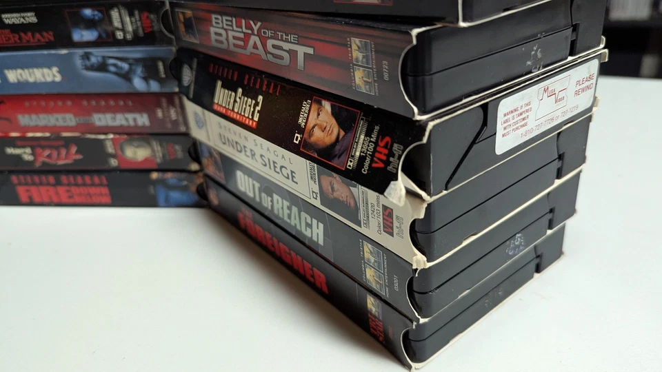 Steven Seagal - VHS Tape Movie LOT Set Bundle of 12 Various Titles - Image 3 of 4
