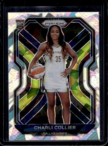 2021-22 Prizm WNBA Charli Collier RC Prizm Ice Rookie #89 Wings