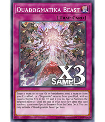 Quadogmatika Beast DOOD-EN078 Doom of Dimensions Common 1st Edition