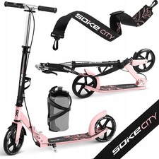 Folding Commuter Scooter - Large Wheels, Hand & Foot Brake