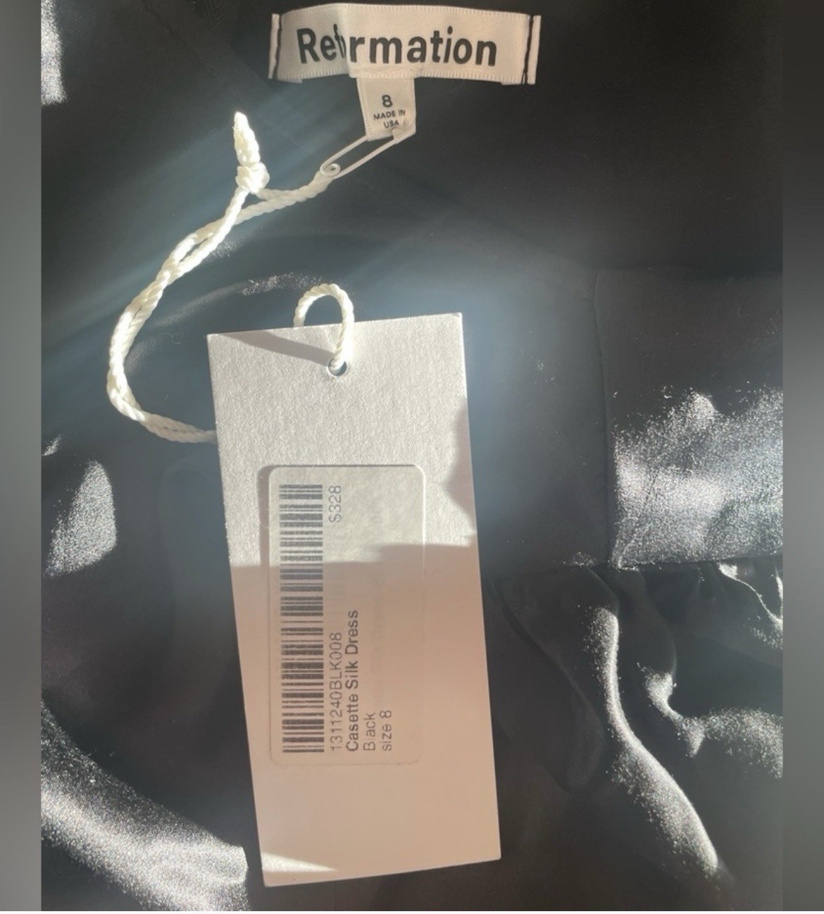 Reformation Casette Dress- Size 8- Bra Included image 9