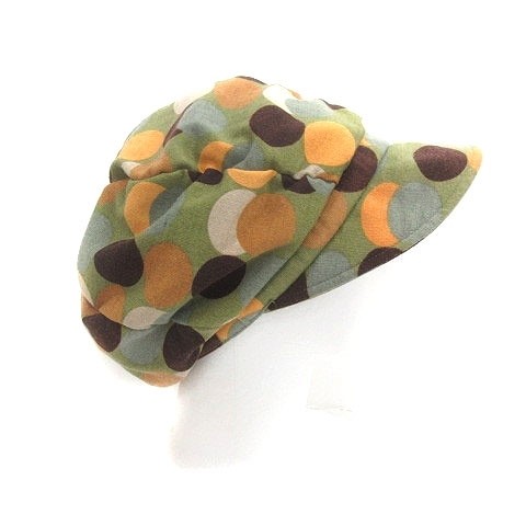 No Brand Dot Pattern Cap Multicolor Polyester 57.… - image 3