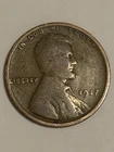 1917-P Lincoln Wheat Penny 1 Cent Coin.