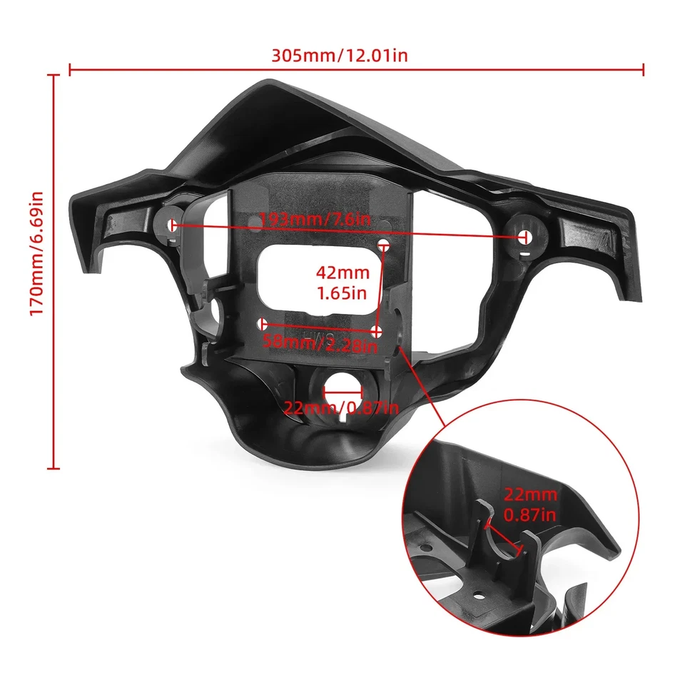Pantalla Digital Panel de Instrumentos Velocímetro 12V Motocicleta con Velocidad y Kilometraje Foto 3 de 4
