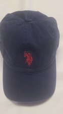 US Polo ASSN Hat Cap Strap Back Blue Red Pony One Size Casual Cotton Kids OS