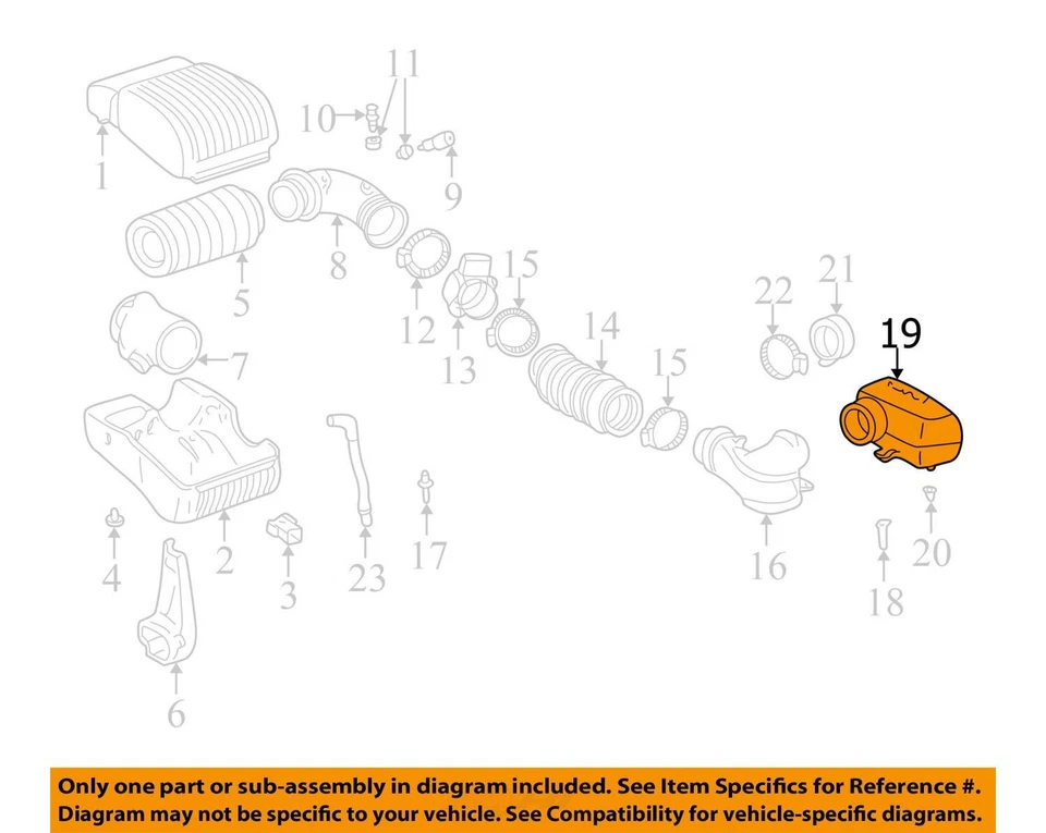 SE ADAPTA A 1996-1998 GMC CHEVROLET C1500 K1500 RESONADOR ASM A/CL 15995695 - NUEVO OEM Foto 2 de 3