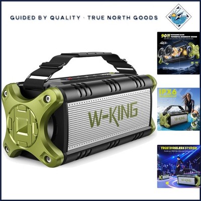 Versatile Outdoor Speaker with Long Battery Life for Camping and Tailgating