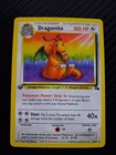Pokemon Dragonite Fossil 19/62 Non-Holo 1st Edition Rare Near Mint