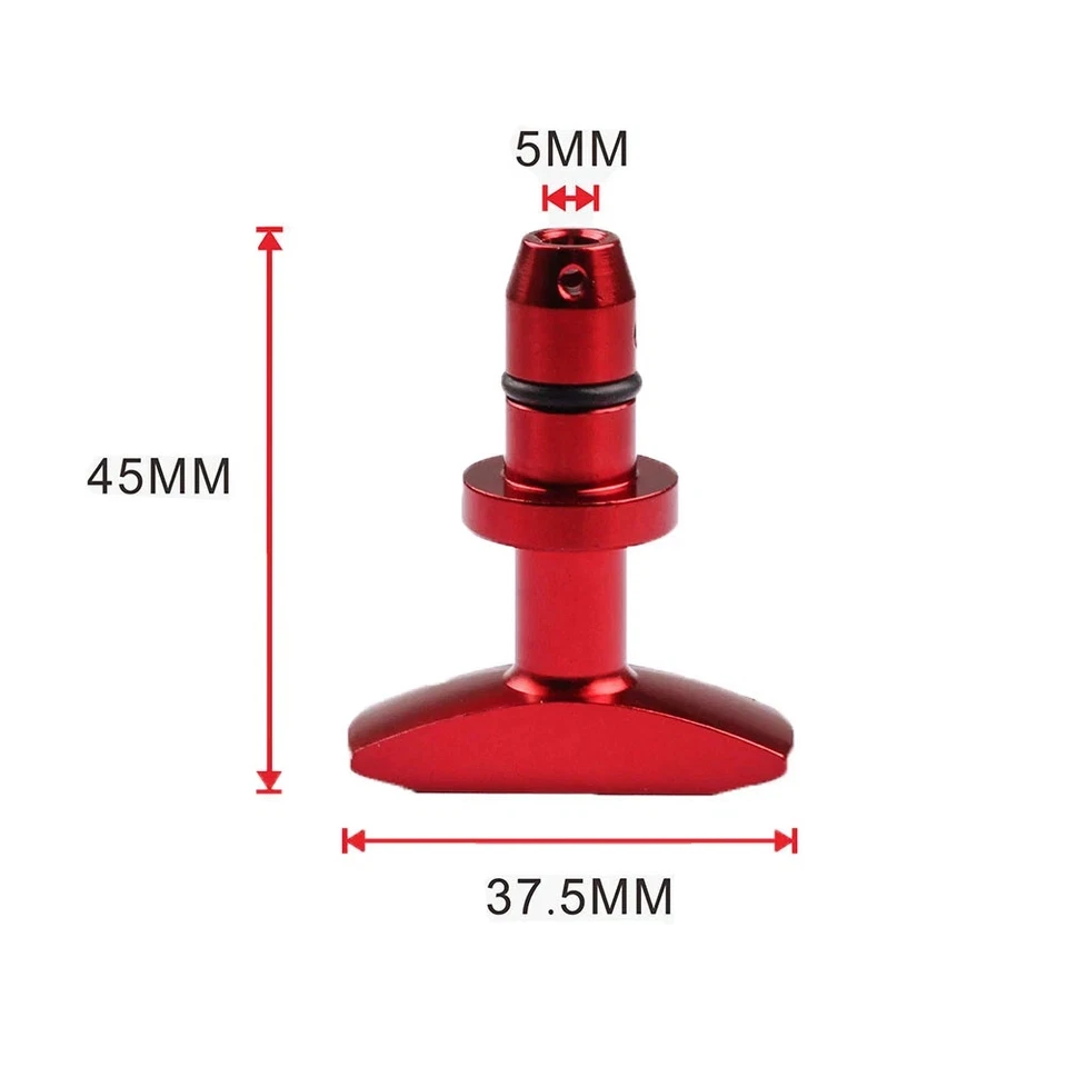 RED 1999-2011 Billet Oil Dipstick Handle Dip Stick for Ford Mustang GT V8 GT500 Foto 2 de 4