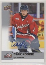 2019-20 Upper Deck CHL Star Rookie SP Auto Ilya Solovyov #378 Auto 0x1