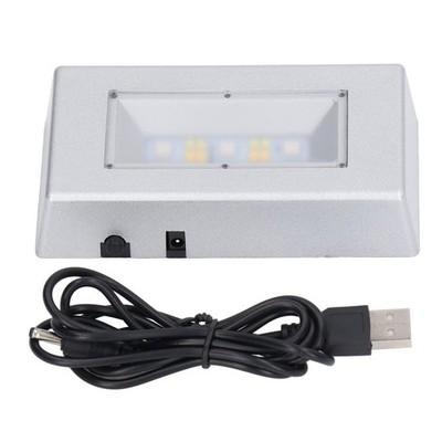LED Light Base, 7 Color Light Base for Glass Art 3D Crystal Stand, Rectangle ...