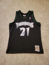 Vintage Minnesota Timberwolves Kevin Garnett Reebok Swingman Jersey Size XL NBA