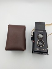 Ansco Rediflex Twin lens camera with Leather Case working