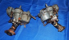 Volkswagen VW Solex 32 PDSIT-2 & 32 PDSIT-3 Caburetor Pair W/Manifolds OEM Good