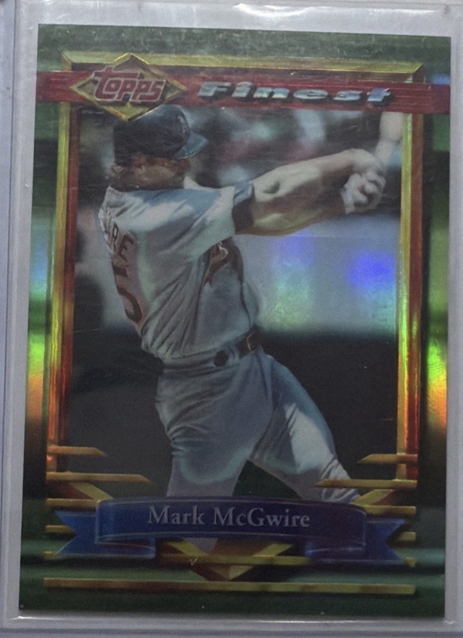 1994 Topps Finest - Mark McGwire #78 (RARE) Refractor