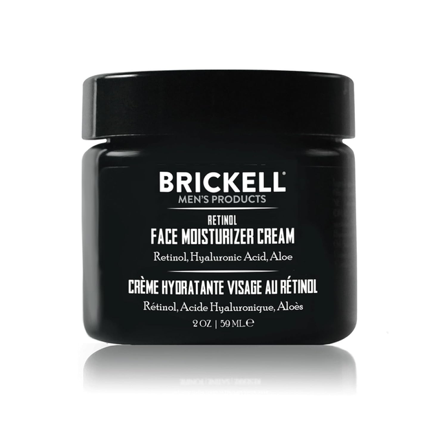 Brickell Men's Retinol Face Moisturizer - Anti-Wrinkle Night Cream, 2oz