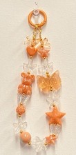 Beaded Keychain, Phone Charm, Bag Charm, Purse Charm, Bag Clip