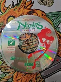Christmas Nights Into Dreams... Sega Saturn Disc + Case NFR Sampler