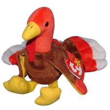 Ty Beanie Baby Gobbles - MWMT (Turkey 1996) Thanksgiving