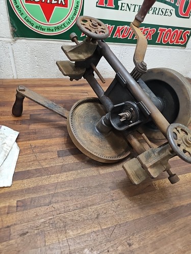 B1- 1920's ALTA LOCK MORTISER WAPPAT GEAR WORKS PITTSBURGH - MORTISE MACHINE - Picture 14 of 15