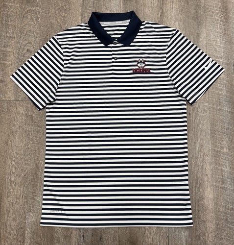 Nike UCONN Huskies Polo Shirt Mens Small Team Issue Short Sleeve Basketball Golf