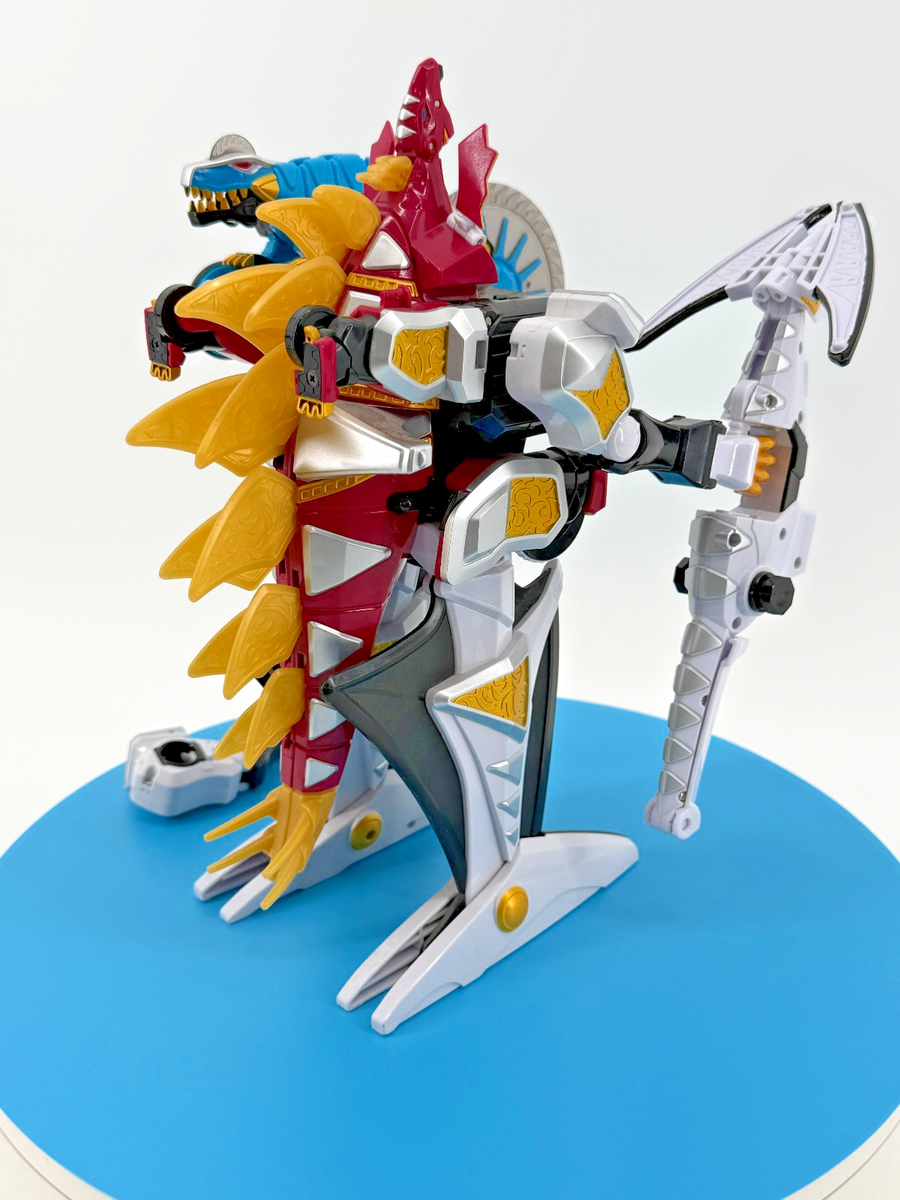 Power Rangers Dino Thunder Deluxe Dino STEGAZORD with DIMETRO ZORD