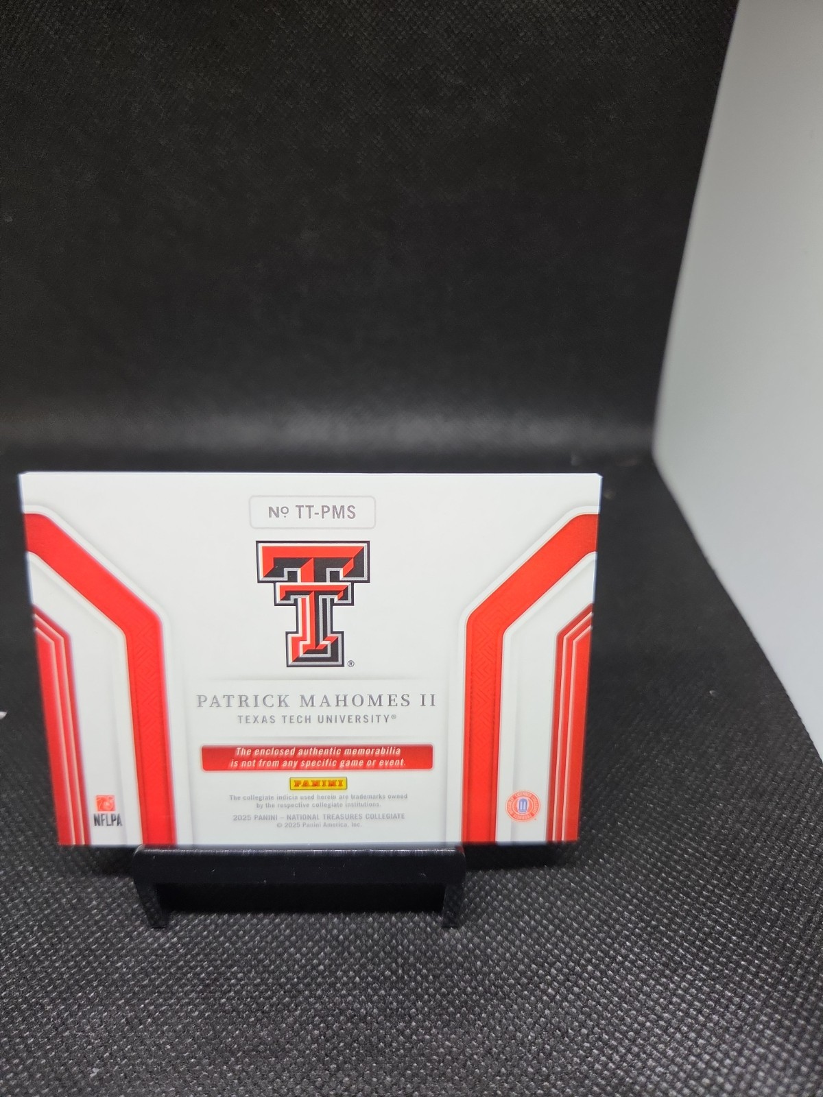 2025 Panini National Treasures Collegiate - Tremendous Treasures Patrick Mahomes view 2