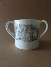 Edward Asbury & Co Longton 1875/1905 Charles Dickens Scenes Victorian Mug
