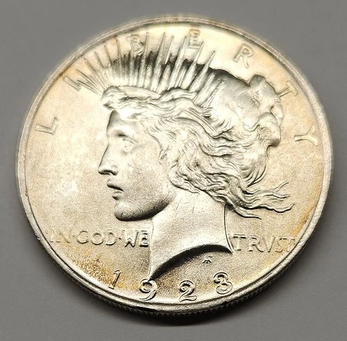 1923 Liberty Peace Dollar Uncirculated - Great Strike -$65 Starting bid