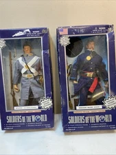 Soldiers of the World-Civil War (Blue & Gray)-1:6 in Box with Display Stand