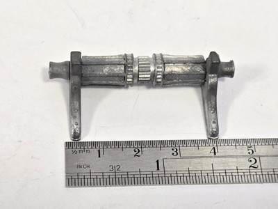 Ship Model Fittings Parts 48mm x 20mm White Metal Windlass Winch
