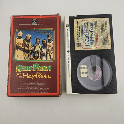 Monty Python & the Holy Grail Betamax 1985 Sideload Box Eric Idle Vtg Not Vhs