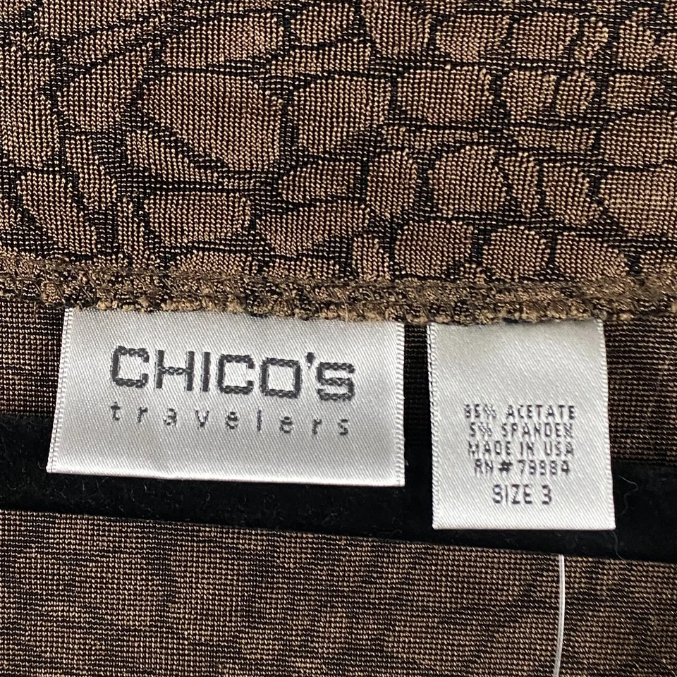 Chaqueta Chicos Travelers Frente Abierto Talla 3 US XL Marrón Norma Slinky Tejido Foto 4 de 4
