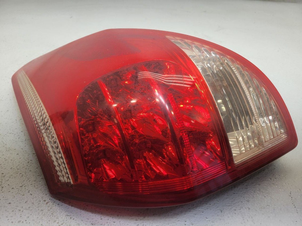 KARPAL Red Rear Driver Left Side Brake Lamp For 2006-2008 Toyota RAV4 - Halogen, Chrome Housing, DOT Certified