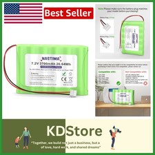 Rechargeable 7.2V 3700mAh Ni-MH Battery for Honeywell Alarm Systems Lynx 5100...