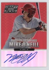 2013 Prizm Perennial Draft Picks Prospect Signatures Red Mike O'Neill Auto 07ke