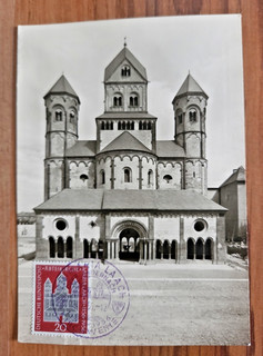 West Germany Basilica Maria Laach from 1956 # 4042