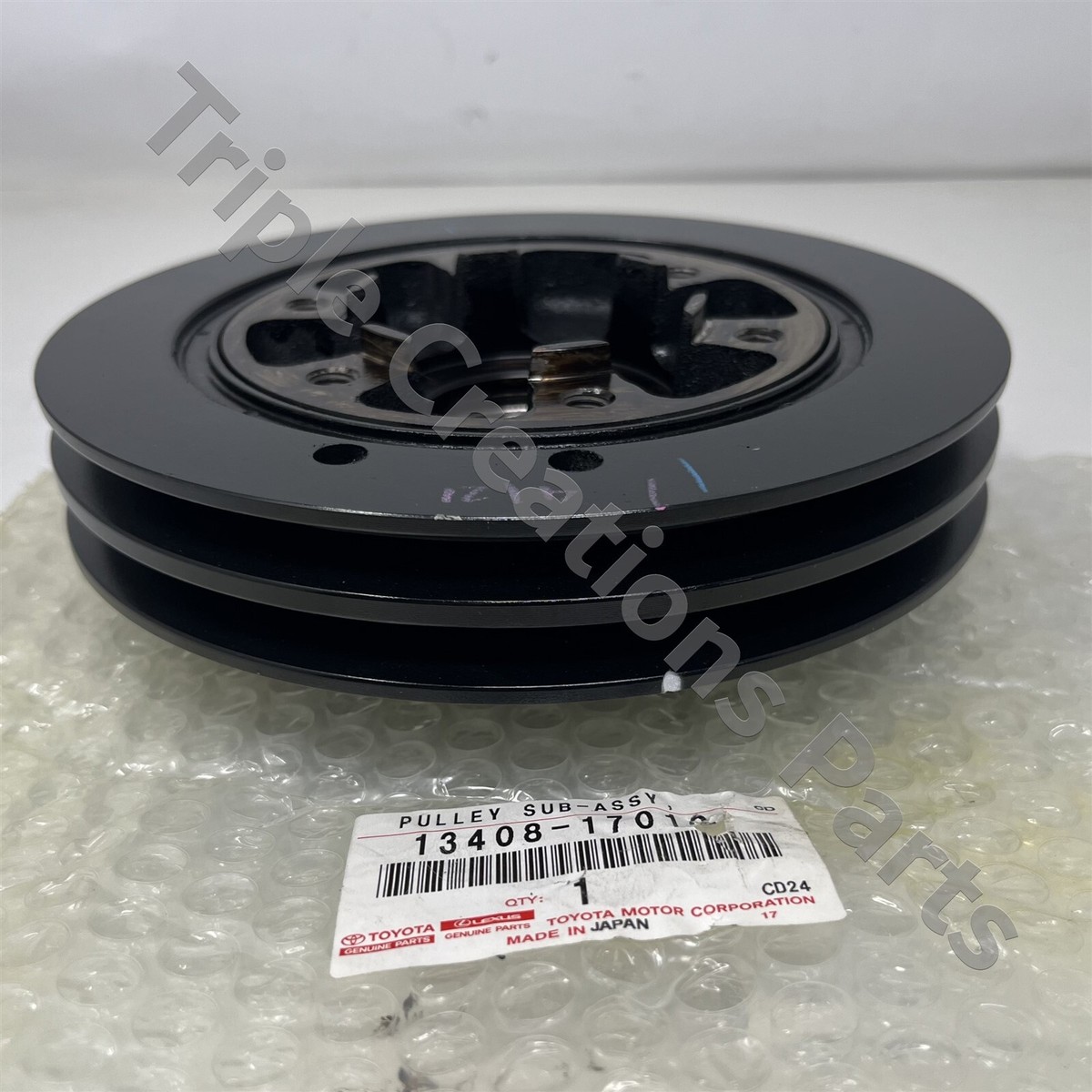 Toyota Genuine 1340817010 Pulley Crankshaft 13408-17010 OEM