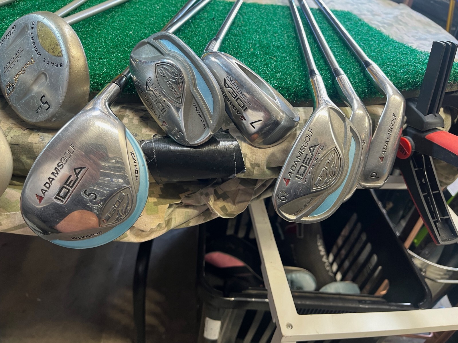 Adams Golf Idea A30S Hybrid Irons/WOMEN COMBO SET10 clubsGOOD GRIPS