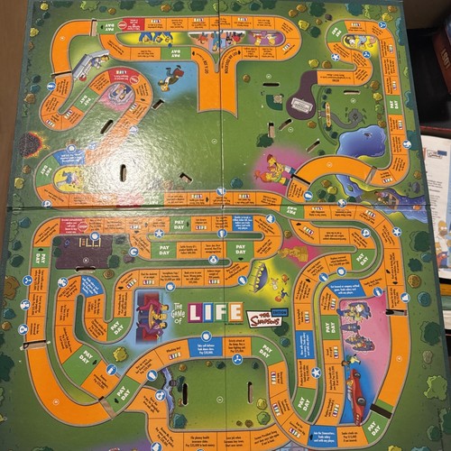 The Game of Life The Simpsons Edition COMPLETE Milton Bradley 2004 Homer VGC - Picture 4 of 9