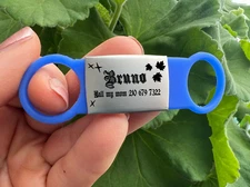 Silent dog tag Slip on dog name tag Custom dog tag Жетон для собаки 🐶🐾🐕‍🦺😻