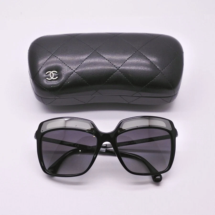 Big black chanel best sale sunglasses